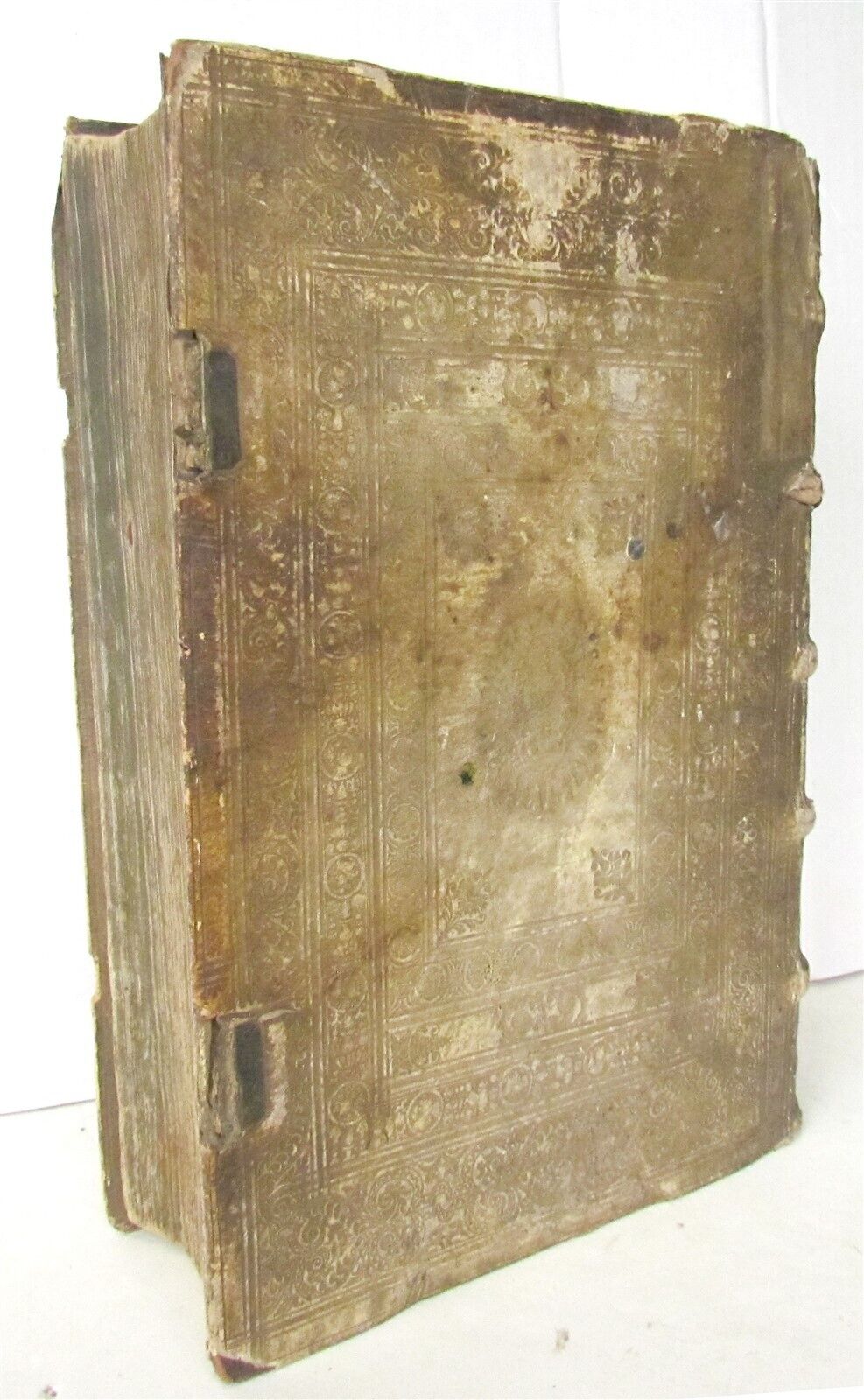 1630 CHURCH HISTORY FOLIO PIGSKIN BOUND ANTIQUE Generalis totius sacri ordinis