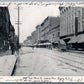 ELMIRA NY EAST WATER STREET 1906 UNDIVIED ANTIQUE POSTCARD