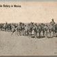 MEXICAN WAR US MOUNTAIN BATTERY ANTIQUE POSTCARD