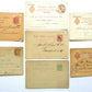 SPAIN PORTUGAL GIBRALTAR lot of 7 ANTIQUE POSTCARDS STATIONERY CARDS