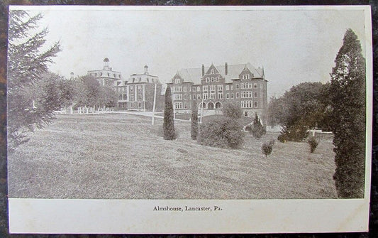 ANTIQUE UNDIVIDED POSTCARD ALMSHOUSE LANCASTER PA