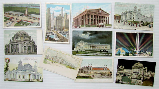 CHICAGO PHILADELPHIA ALASKA YUKON PORTLAND EXHIBITIONS LOT 11 ANTIQUE POSTCARDS