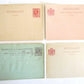 SURINAME lot of 4 ANTIQUE POSTCARDS STATIONERY CARDS