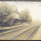 WESTON N.J. RAILROAD STATION RPPC ANTIQUE 1906 REAL PHOTO POSTCARD railway depot