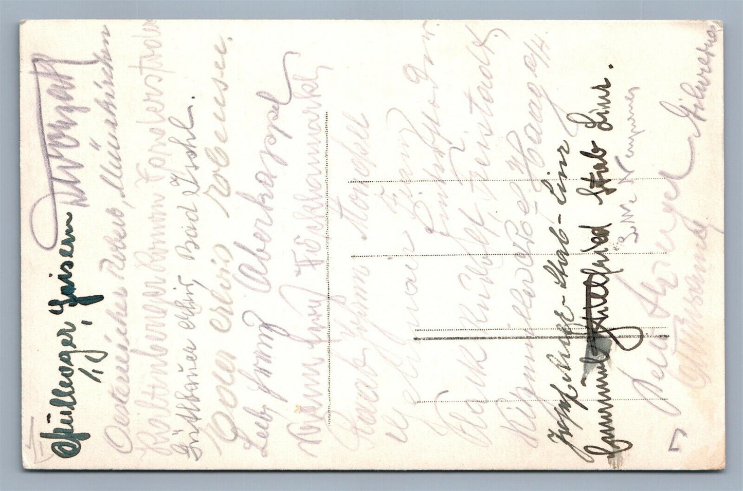 ESTONIA SKIERS MILITARY UNIFORMS ANTIQUE REAL PHOTO POSTCARD RPPC