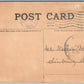 ATLANTIC CITY NJ YOUNG'S HOTEL & BOARDWALK 1907 ANTIQUE POSTCARD