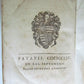 1725 M. Accii Plauti COMOEDIAE antique VELLUM BOUND