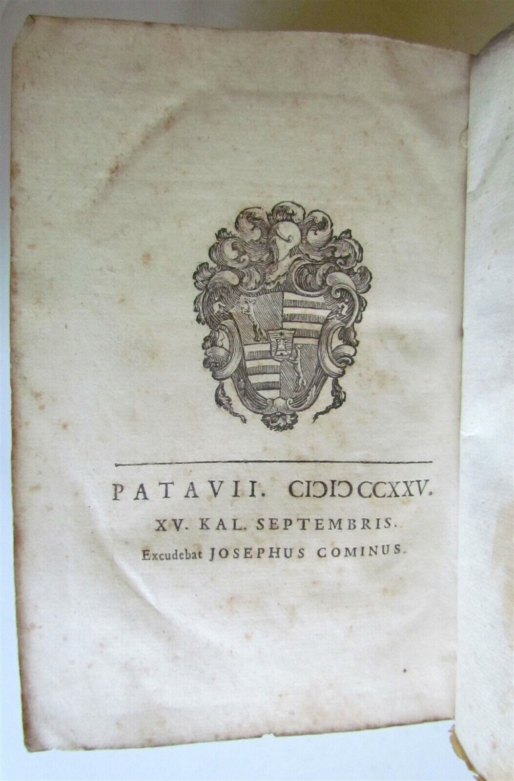 1725 M. Accii Plauti COMOEDIAE antique VELLUM BOUND