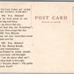 ATLANTA GA RAILROAD STATION RAILWAY DEPOT ANTIQUE POSTCARD w/PATRIOTIC SONG TEXT