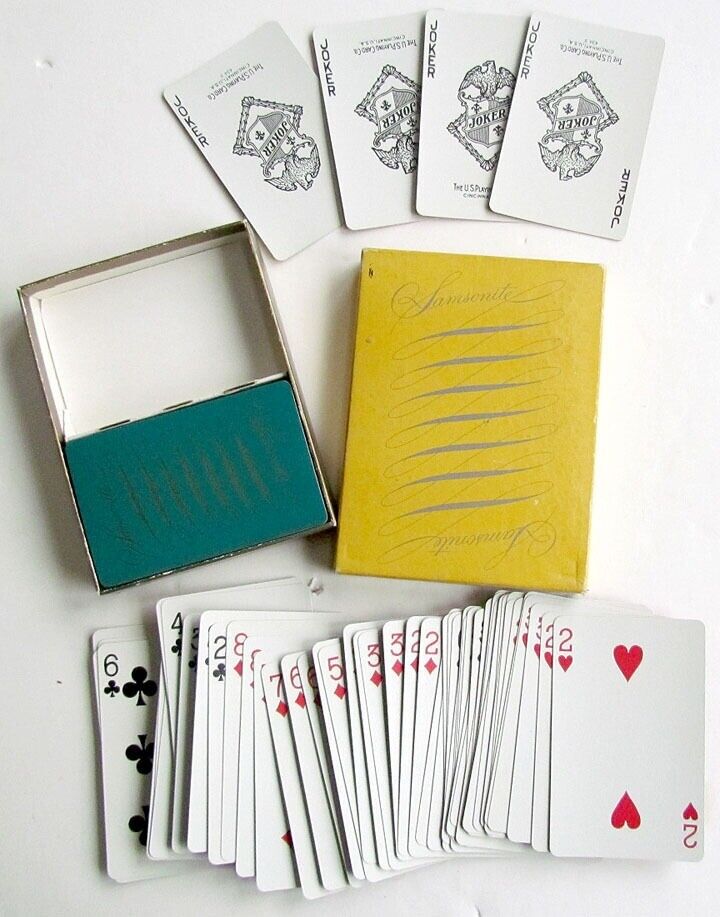 SAMSONITE PLAYING CARDS DOUBLE DECK