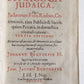 1680 SYNAGOGA JUDAICA BUXTORF antique 17th CENTURY GERMAN JEWRY HISTORY vellum