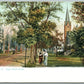 RED BANK NJ UPPER BROAD STREET 1909 ANTIQUE POSTCARD