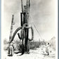 INDIAN WOMAN GATHERING  SAGUARO CACTUS FRUIT ANTIQUE REAL PHOTO POSTCARD RPPC