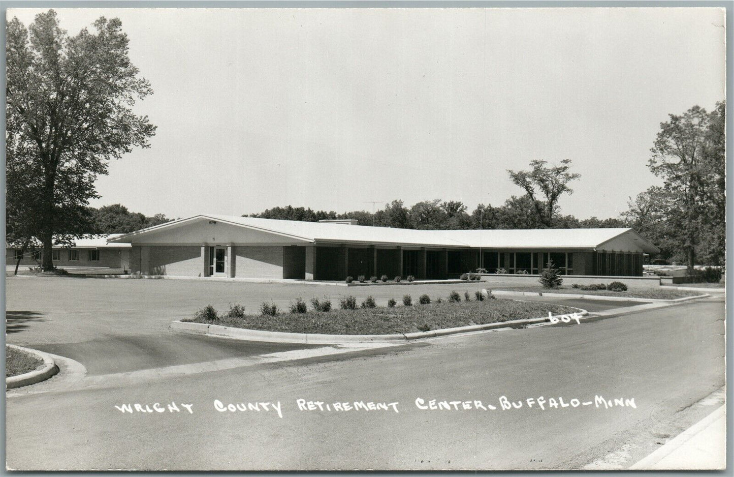 BUFFALO MN WRIGHT COUNTY RETIREMENT CENTER VINTAGE REAL PHOTO POSTCARD RPPC