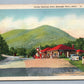 MOHAWK TRAIL MA TOTEM TRADING POST VINTAGE POSTCARD