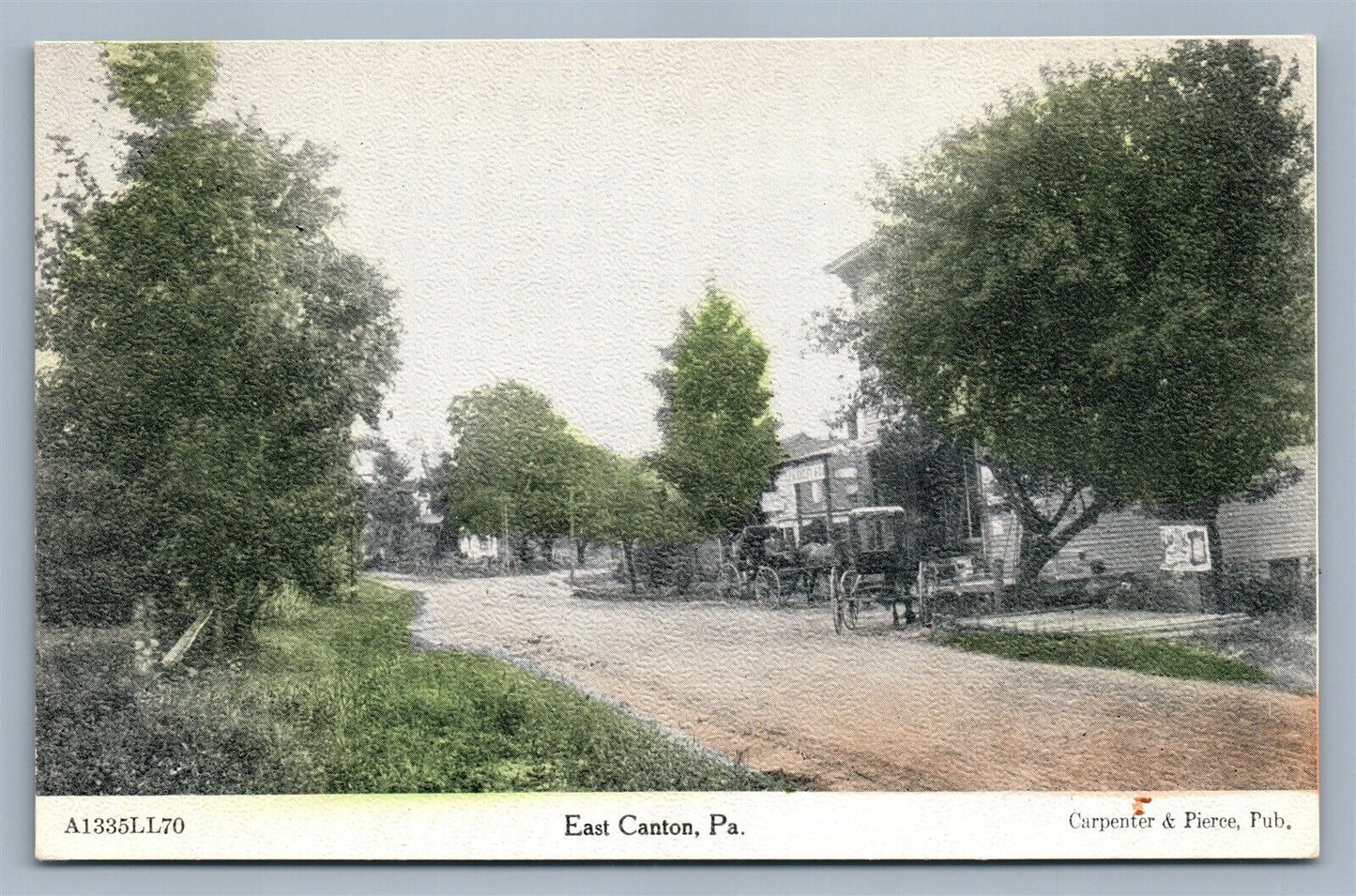 EAST CANTON PA ANTIQUE POSTCARD