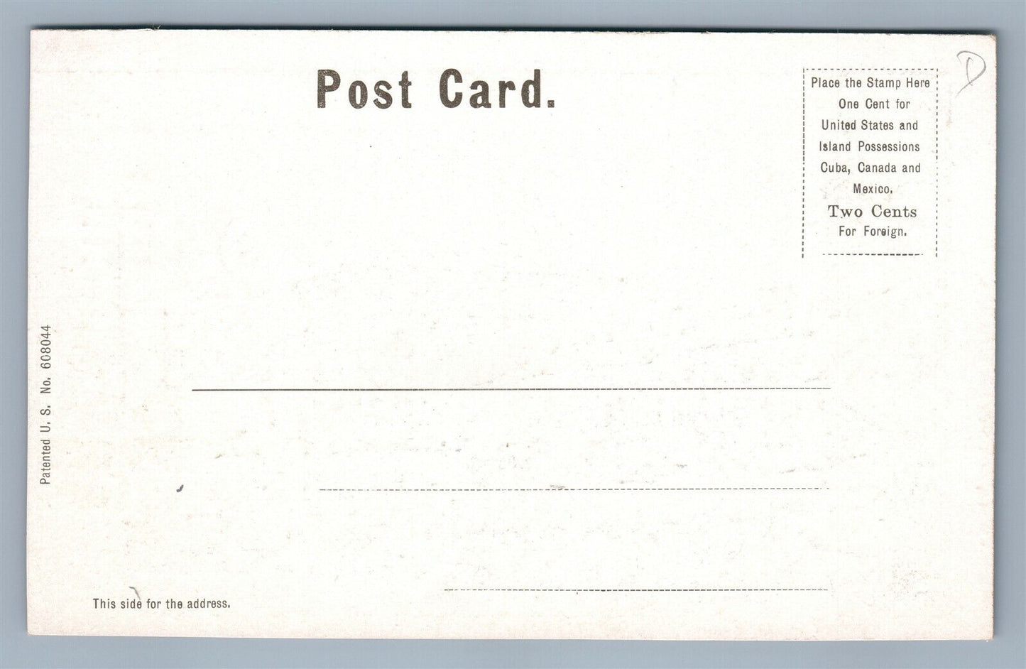 BANGOR ME EAST MARKET SQUARE ANTIQUE POSTCARD