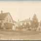 BLAINE ME FAIRFIELD STREET ANTIQUE REAL PHOTO POSTCARD RPPC