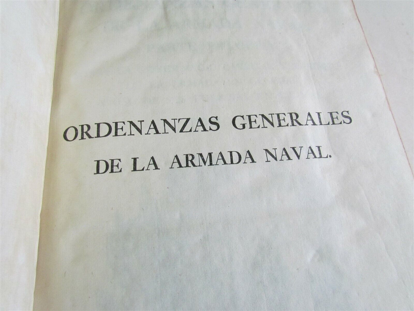 1793 SPANISH codes governing navy in 18th century 2 VOLUMES antique