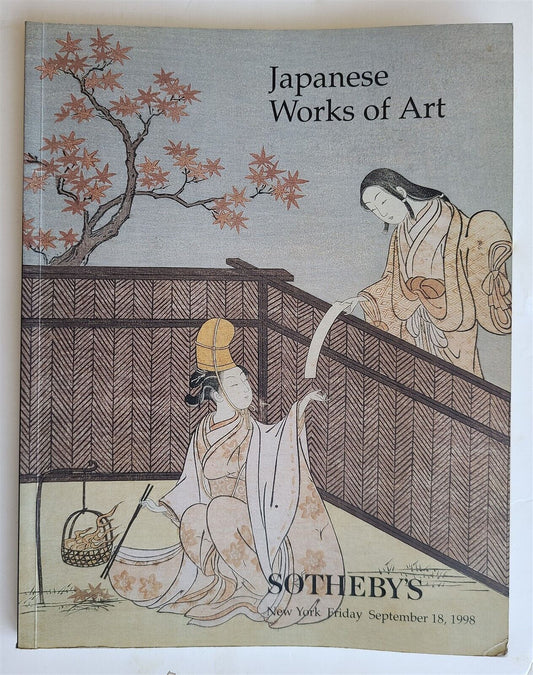 JAPANESE WORKS OF ART 1998 SOTHEBY'S AUCTION CATALOG