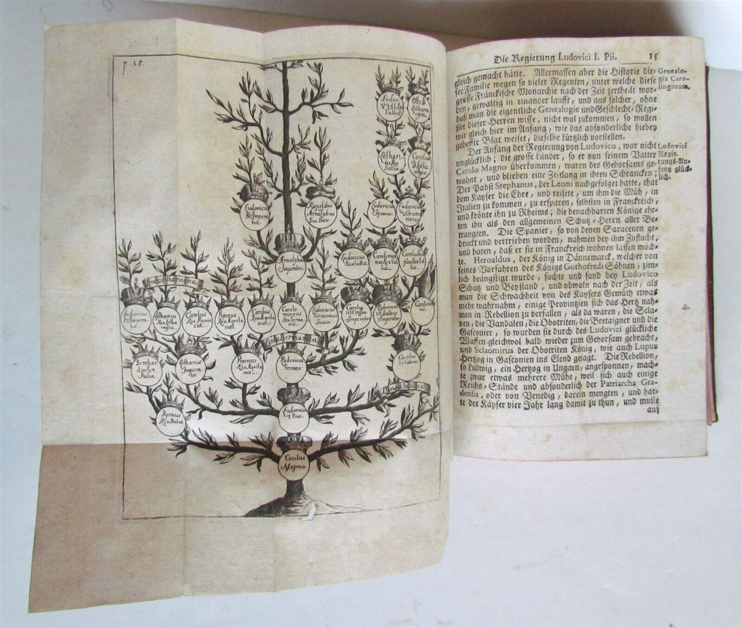 1780s ILLUSTRATED UNIVERSAL HISTORY antique in GERMAN