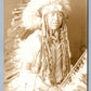 AMERICAN INDIAN FULL DRESS PENDLETON OR ROUNDUP ANTIQUE REAL PHOTO POSTCARD RPPC