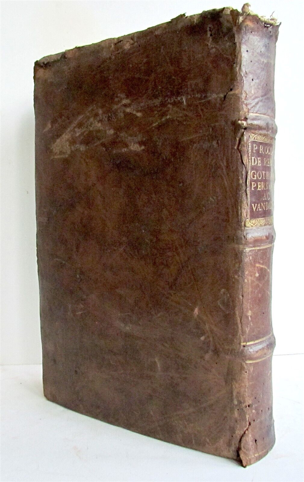 1531 HISTORY of GOTHIC WAR antique De rebus Gothorum Persarum ac Vandalorum RARE