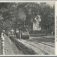 ALLENTOWN NJ PLOWING WITH STEAM ROLLER MAIN STREET ANTIQUE POSTCARD