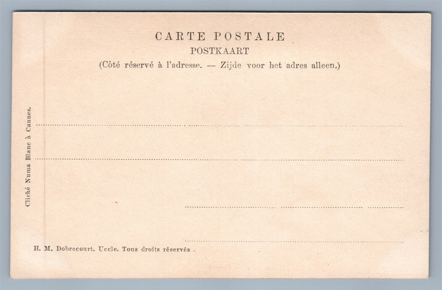 KING LEOPOLD II OF BELGIUM ANTIQUE REAL PHOTO POSTCARD RPPC