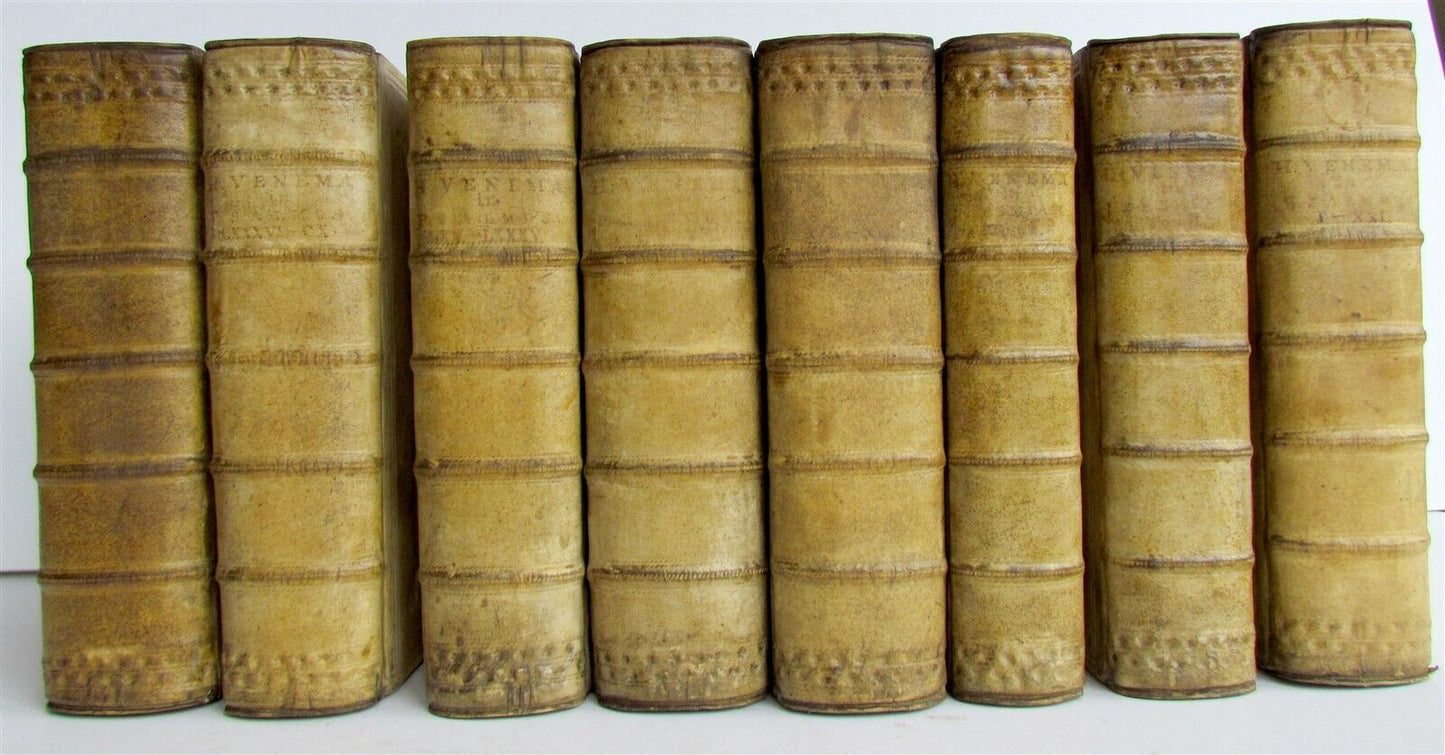 1762 Commentarius ad Psalmos by HERMAN VENEMA antique VELLUM BINDING