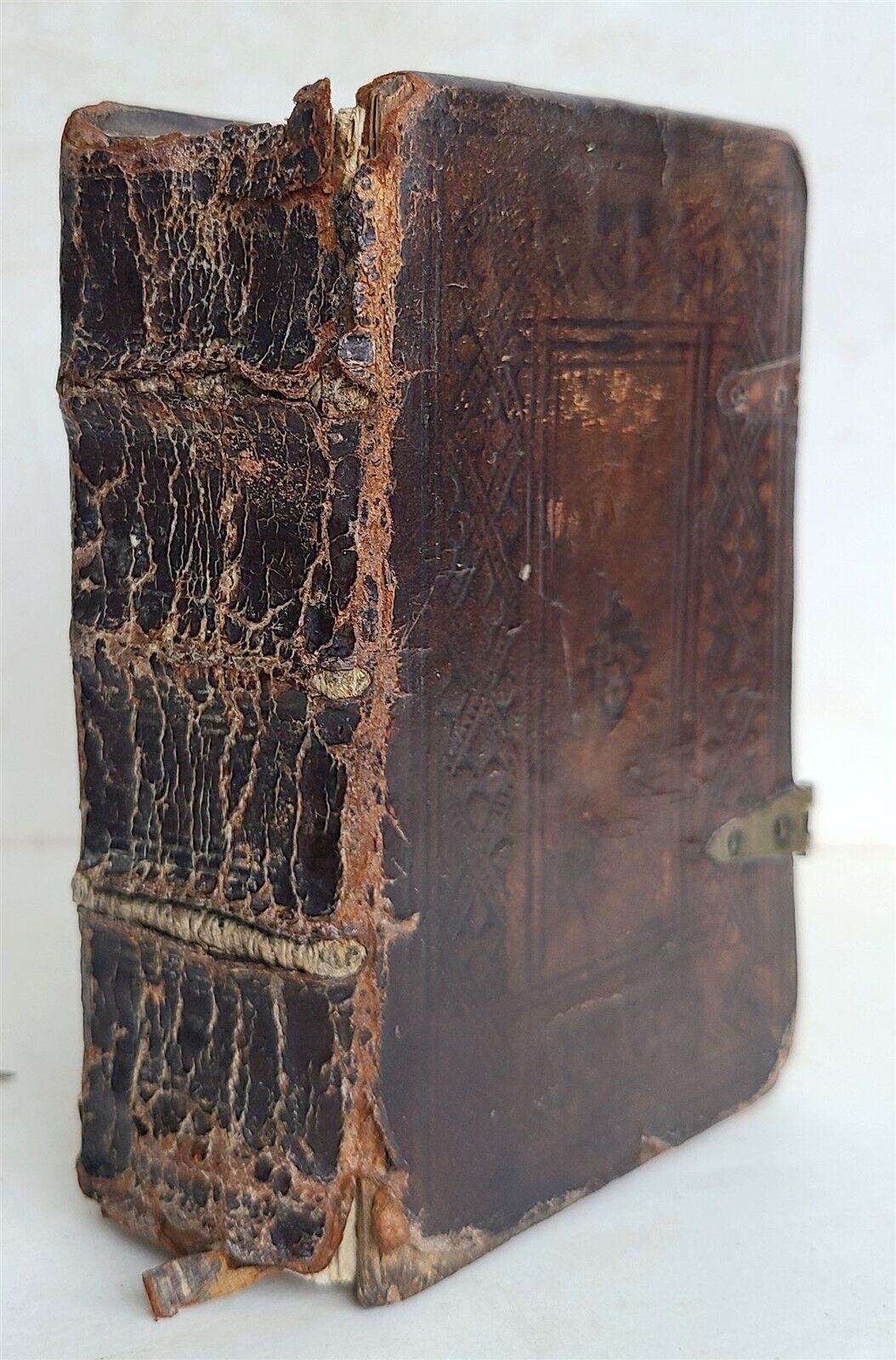 1602 ST. AUGUSTINE MEDITATIONS ILLUSTRATED antique 16th CENTURY original binding