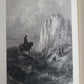 1868 GUSTAVE DORE ILLUSTRATED ENID by ALFRED TENNYSON antique FOLIO poetry