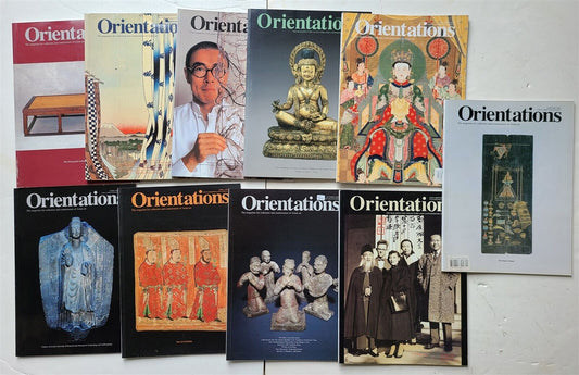 ORIENTATIONS MAGAZINES lot of 11 ASIAN ART 1999-2006