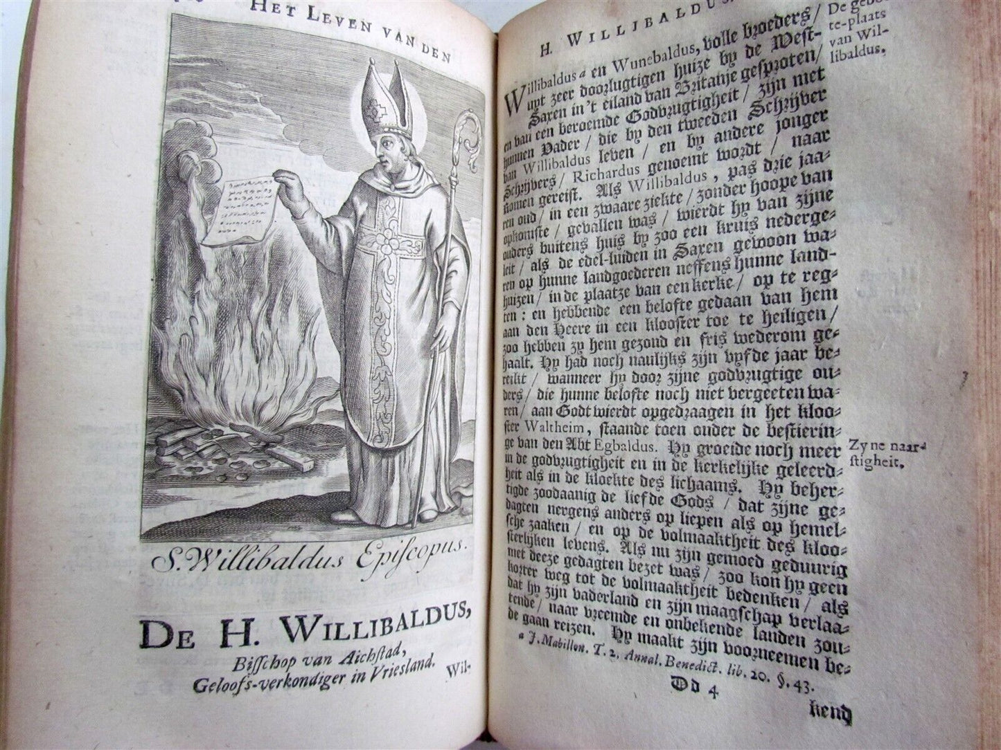 1715 NETHERLANDS HISTORY 3 volumes ILLUSTRATED Batavia sacra antique vellum