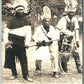 APACHE AMERICAN INDIAN DANCERS ANTIQUE REAL PHOTO POSTCARD RPPC