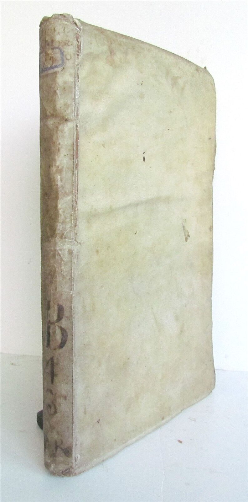 1585 DIONIS CHRYSOSTOMI ORATIONES antique VELLUM BOUND FOLIO 16th CENTURY