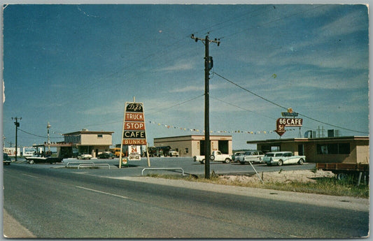 CLOVIS MI TRUCK CENTER & CAFE VINTAGE POSTCARD