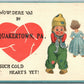 QUAKERTOWN PA BUCKS COUNTY 1920 ANTIQUE POSTCARD