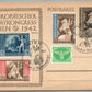 1942 AUSTRIAN VINTAGE POSTCARD EUROPEAN POSTAL CONGRESS w/ STAMPS