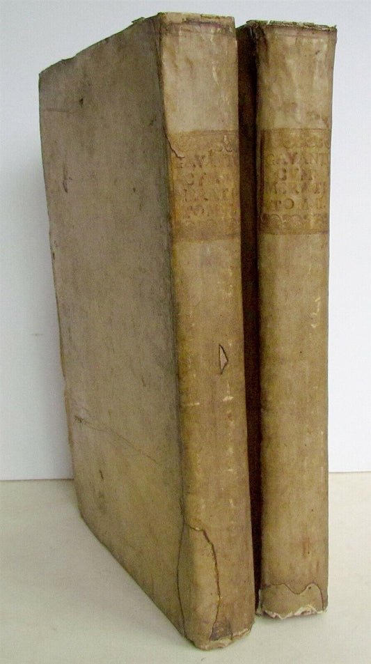 1749 2 VOLUMES THESAURUS SACRORUM RITUUM VELLUM BOUND FOLIO antique