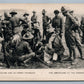 AMERICANS AT FRENCH FRONT WWI ANTIQUE POSTCARD