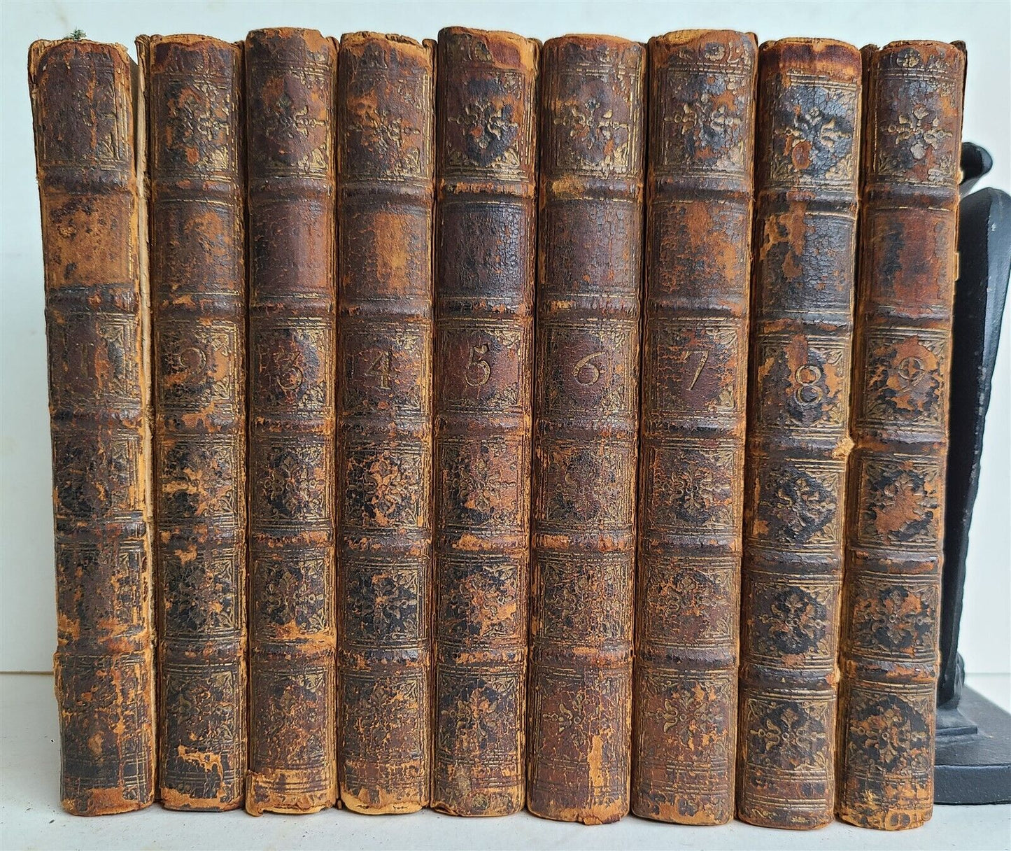 1742-1745 JONATHAN SWIFT MISCELLANIES antique 9 volumes