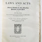 1894 FACSIMILE of LAWS & ACTS of GENERAL ASSEMBLY of NEW YORK antique VELLUM