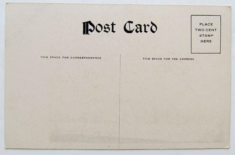 MT.HOLLY NJ BRANCH STREET JOHN WOOLMAN MEMORIAL ANTIQUE UNDIVIDED POSTCARD