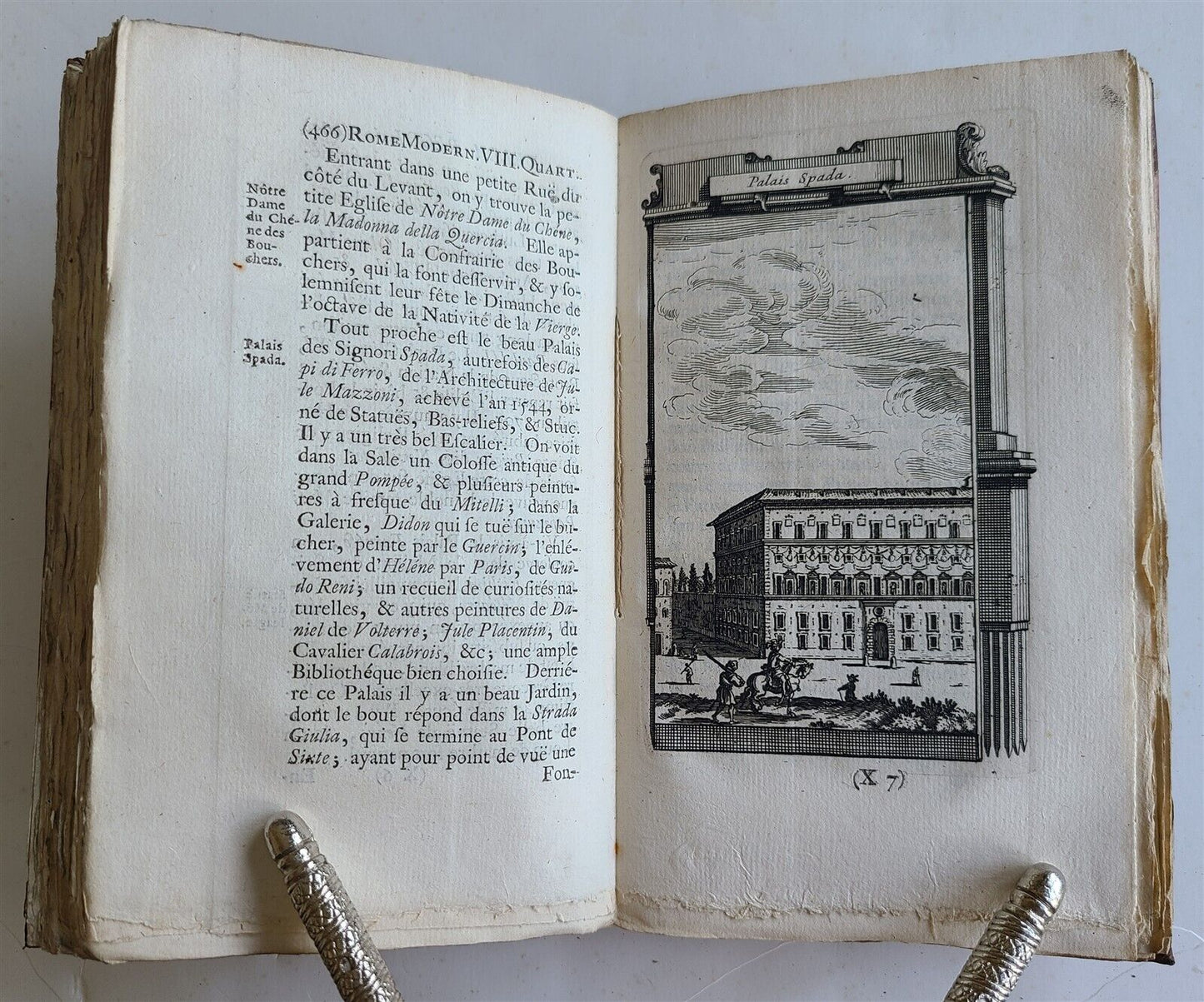 1713 ROME MODERNE antique ILLUSTRATED 5 VOLUMES