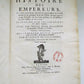 1732 6 VOLUMES HISTORY of EMPERORS & PRINCES VELLUM BINDINGS in FRENCH antique