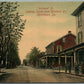 MYERSTOWN PA RAILROAD STREET ANTIQUE POSTCARD
