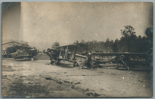 AIRPLANES ANTIQUE REAL PHOTO POSTCARD early aviation