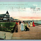 BROOKLYN NY CONEY ISLAND BRIGHTON BEACH HOTEL & BOARDWALK ANTIQUE POSTCARD