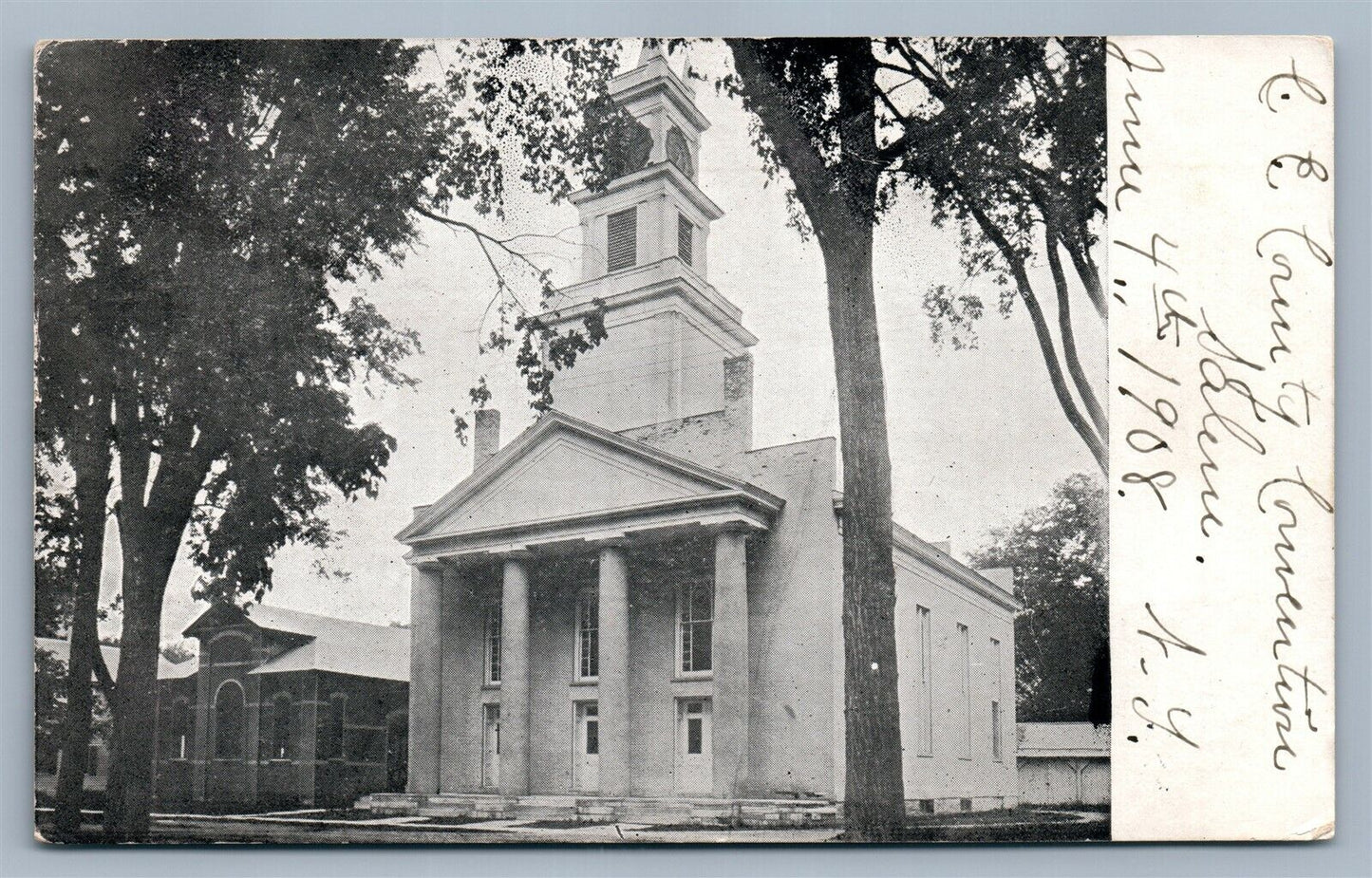 SALEM NY ANTIQUE POSTCARD